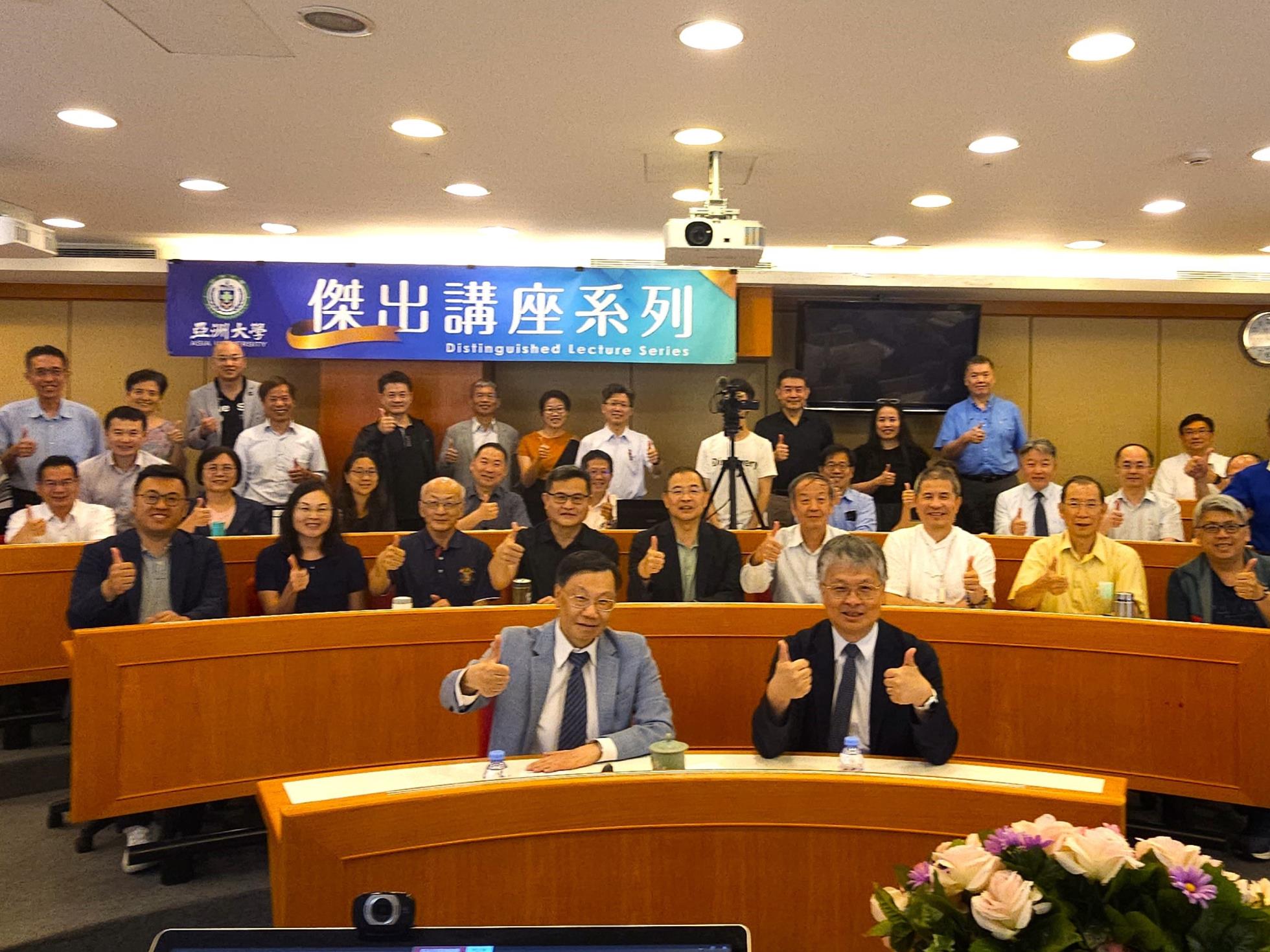 劉國偉校長前往亞洲大學演講  分享「國際人才之培育與留用」之國際招生經驗
