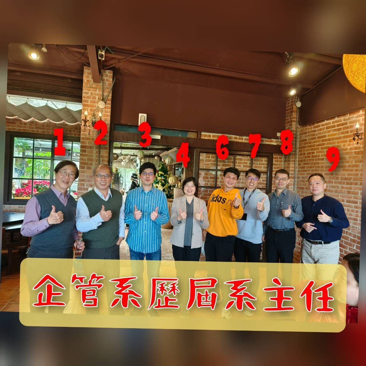 歷任企管系