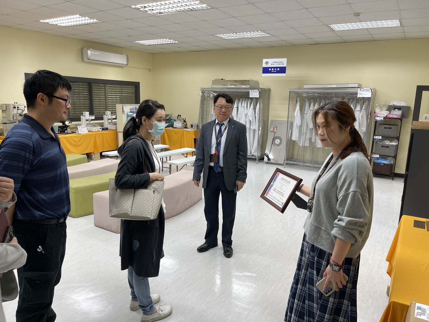 歡迎新竹高工校長帶領團隊蒞校參訪