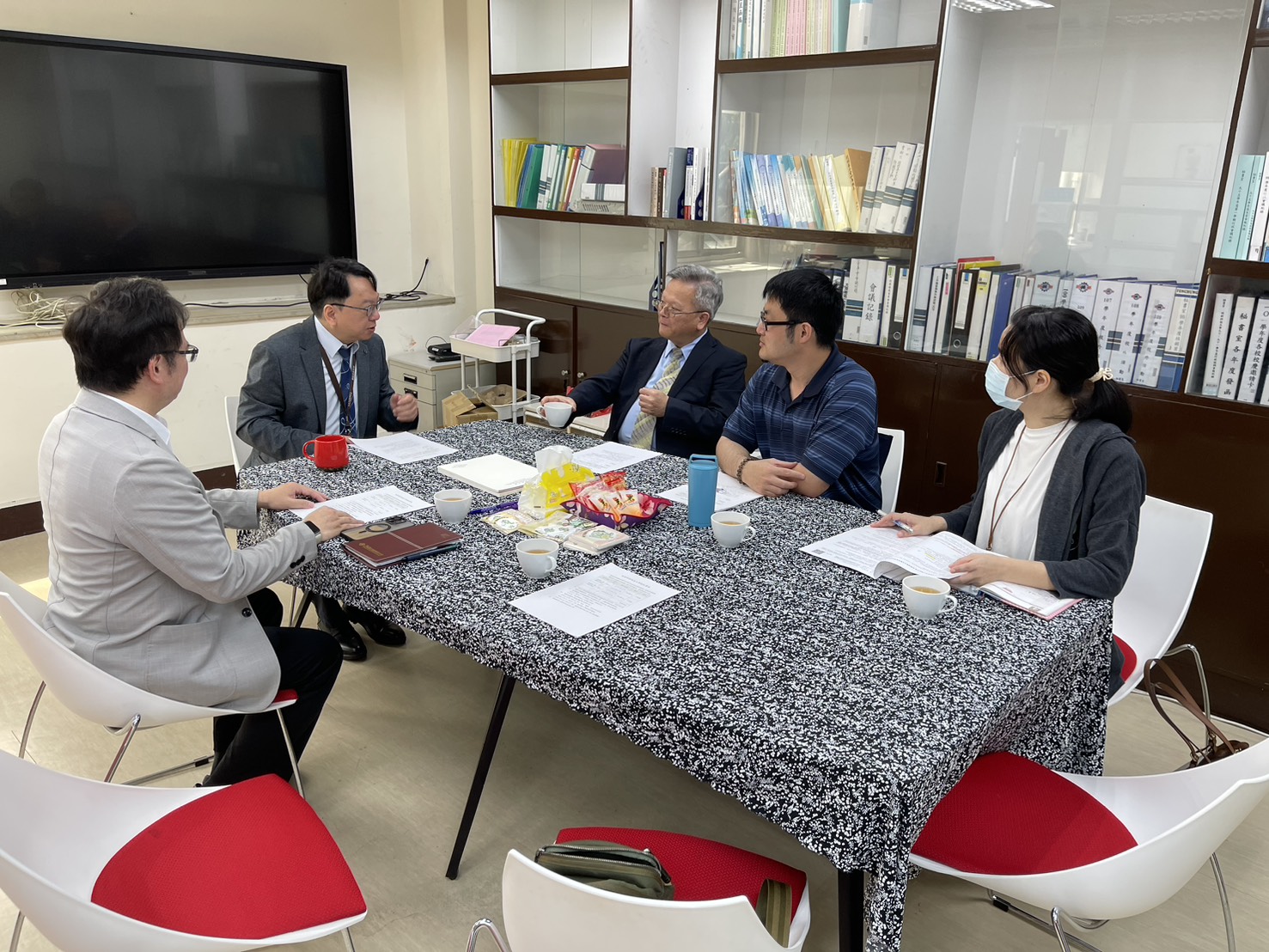 歡迎新竹高工校長帶領團隊蒞校參訪